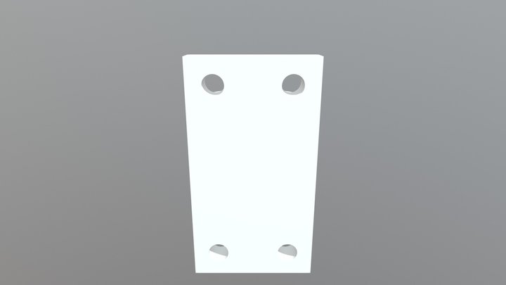 Plate Flange 3D Model