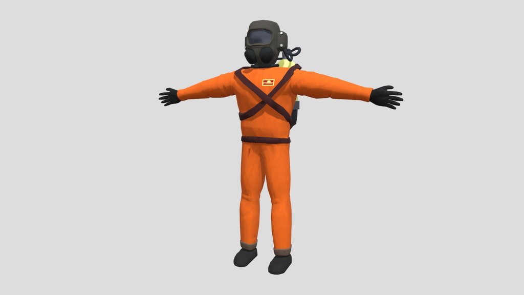 Lethal Company Scavenger Model (game rip)