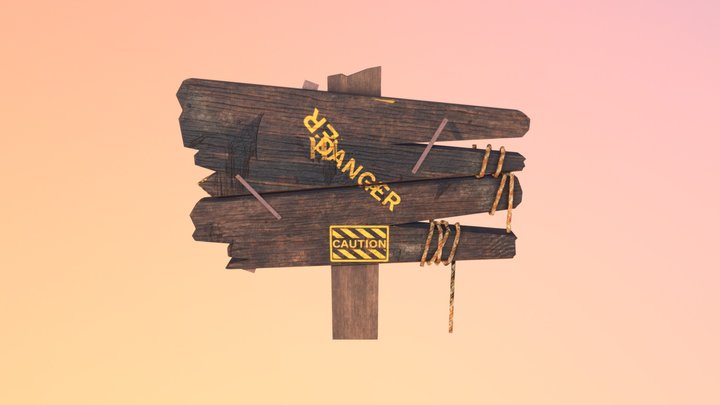 Wood Plank 3D Model