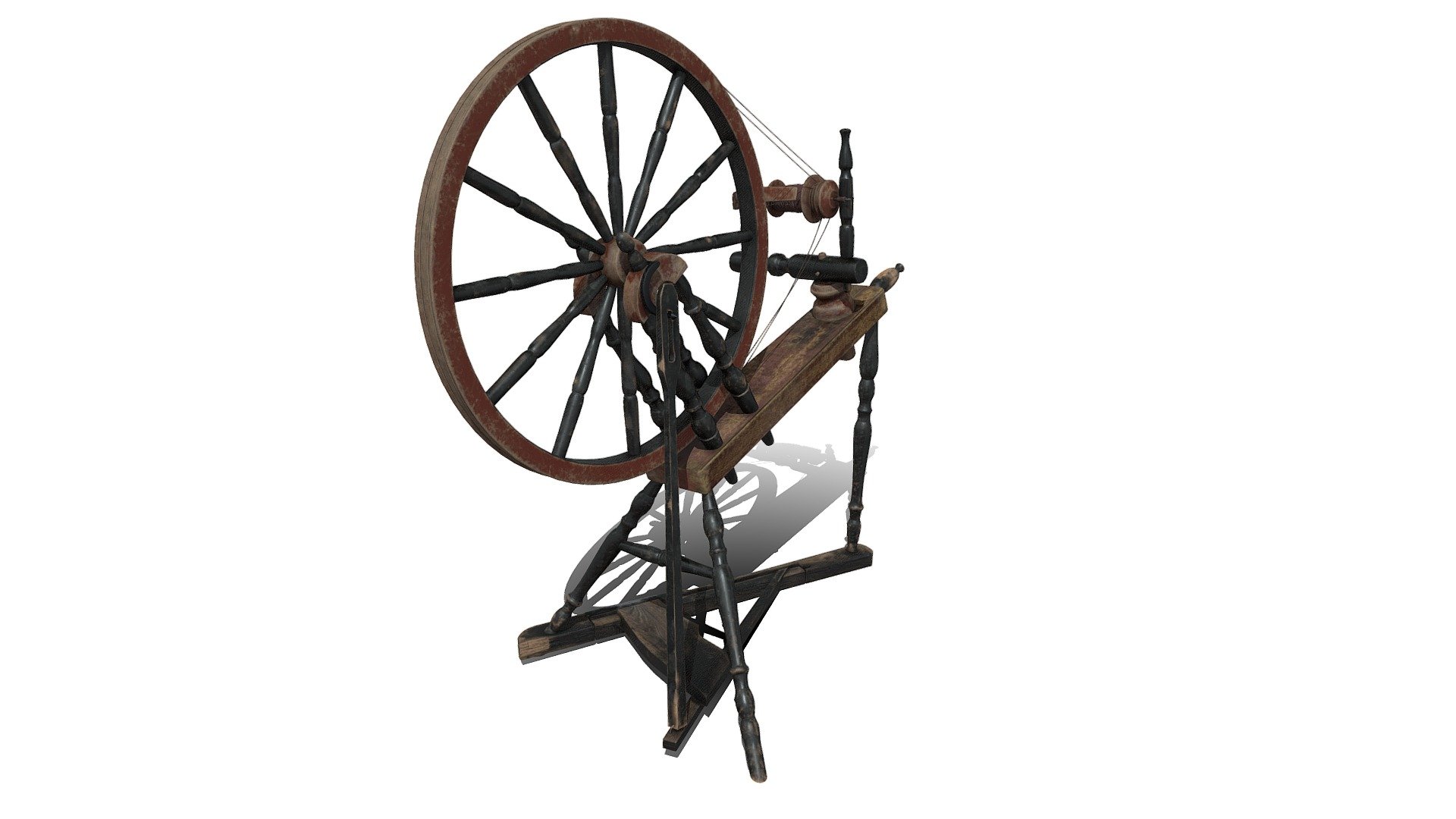 Spinning Wheel 01 4k Download Free 3D model by mohamedhussien [dbce217] Sketchfab
