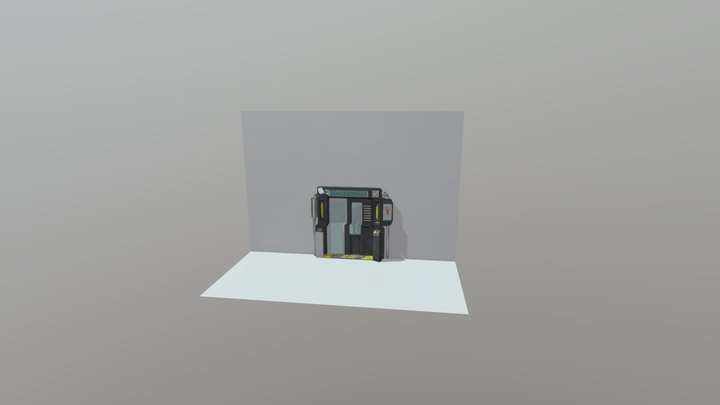 Scifi Door01 3D Model