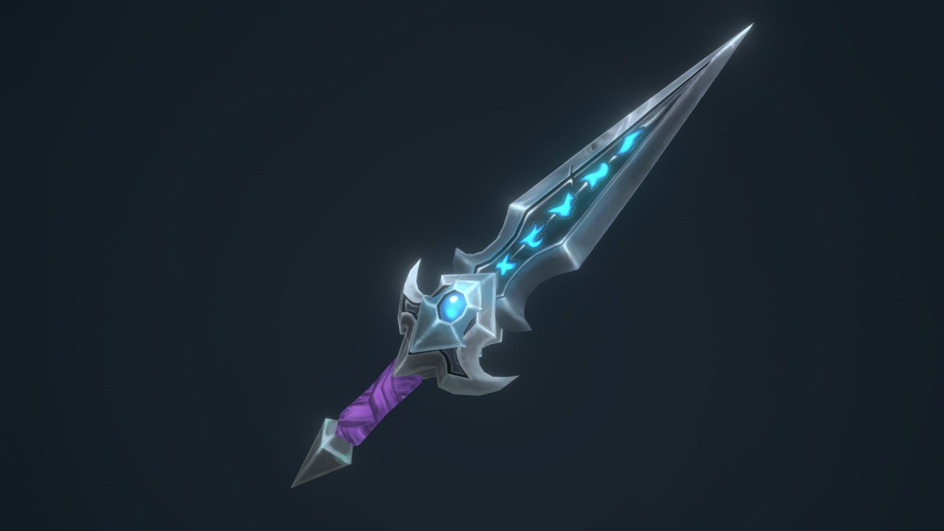 Frost Dagger - Download Free 3D model by TrentsBad [dbceada] - Sketchfab