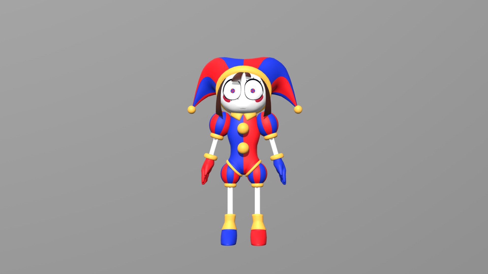 Pomni // THE AMAZING DIGITAL CIRCUS, 3D models download