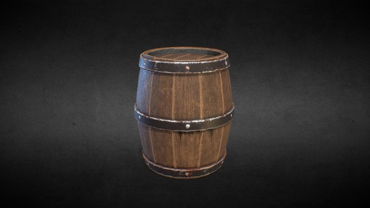 Barrel 3D Model