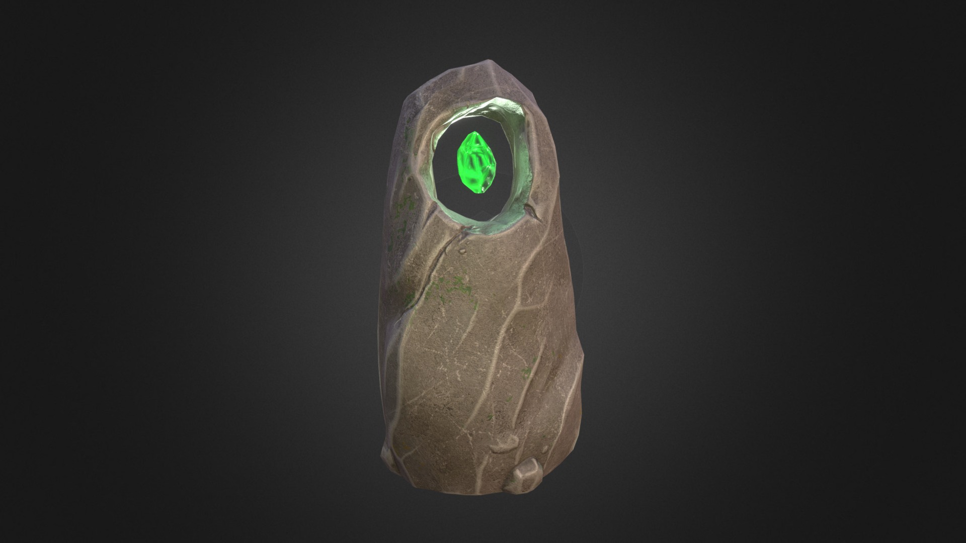 3D model Ritualstone - This is a 3D model of the Ritualstone. The 3D model is about a close-up of a stone.