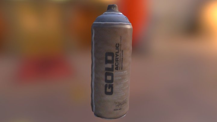 Spray Can 3D Model