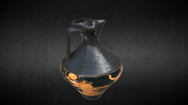 Céramique a figure rouge /  Red-figure ceramic 3D Model