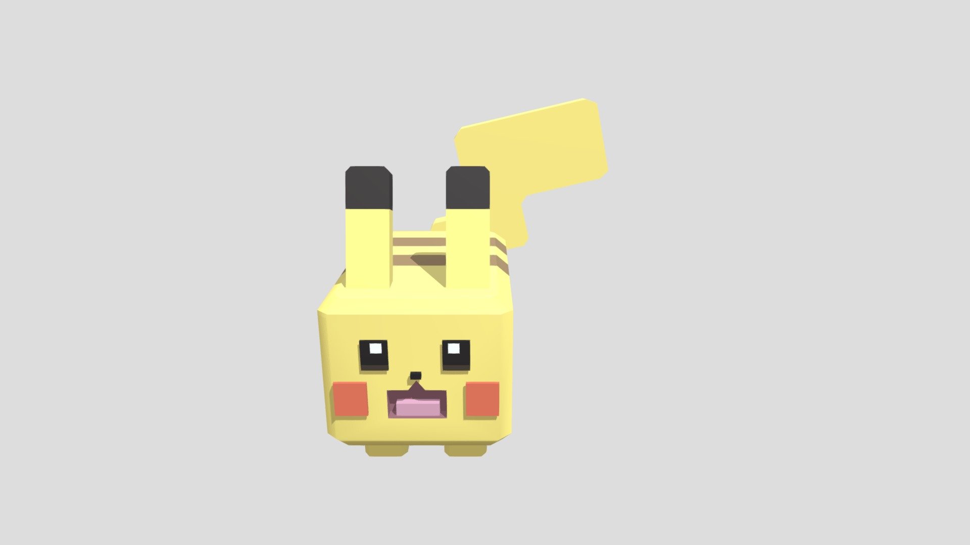 025 - Pikachu - Download Free 3D model by Redpikmin_1234 [dbd37db ...