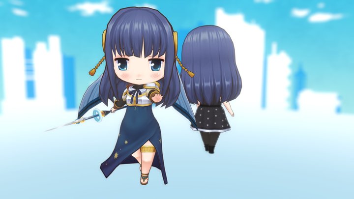 Yachiyo Nanami 3D Model