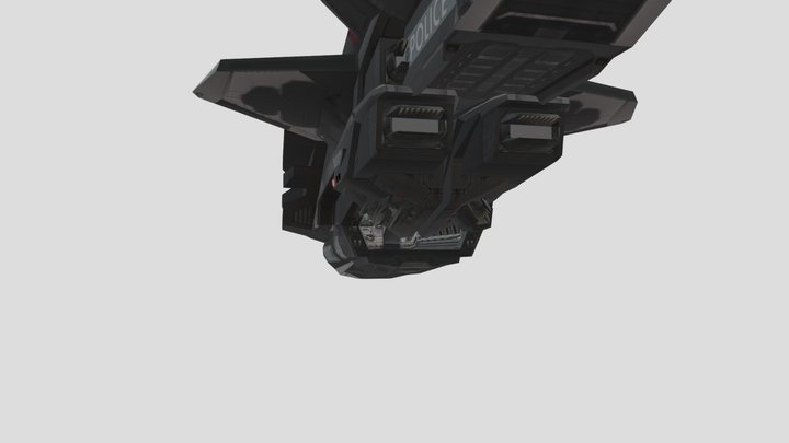 Xbox 360 - Halo 3 ODST - Police Pelican 3D Model