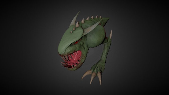 Spawn Green (Alien Shooter) 3D Model