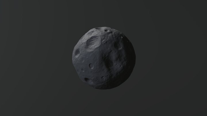 Moon/ Meteor 3D Model