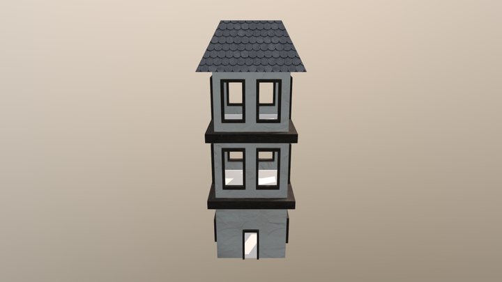 High fantasy house 3D Model