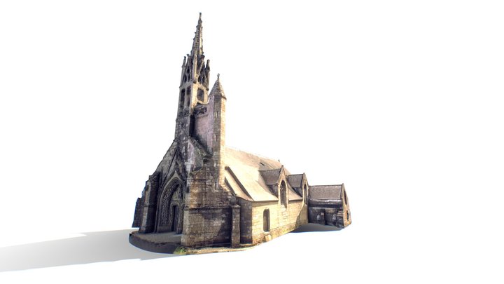 Eglise Bretonne - Breton Church 3D Model