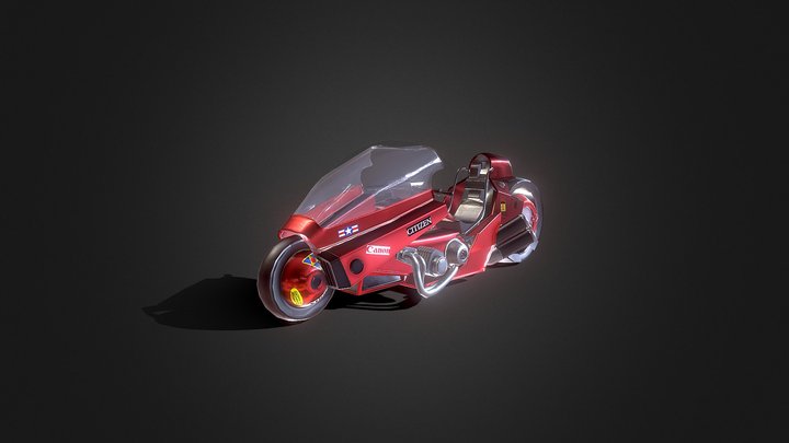 Akira's moto 3D Model