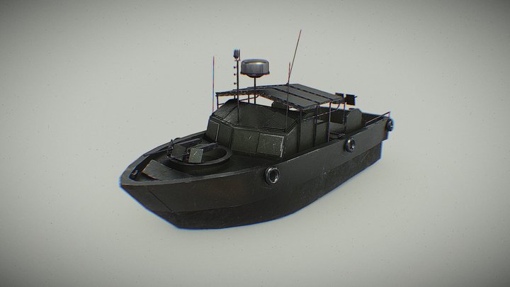 Patrol Boat PBR MK2 3D Model