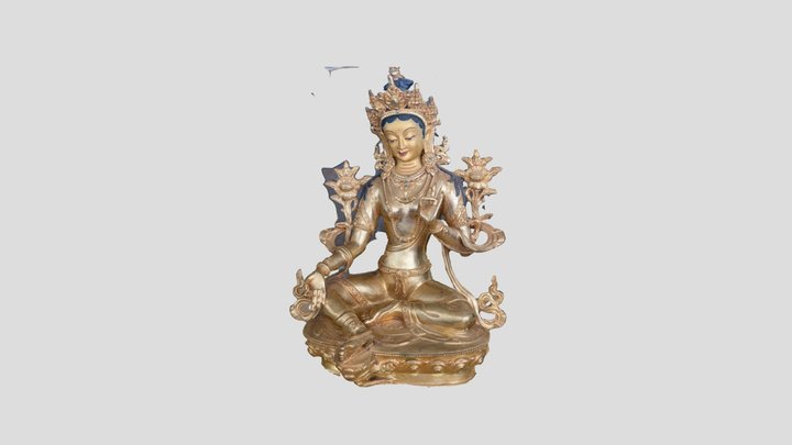 Green Tara_epic 3D Model