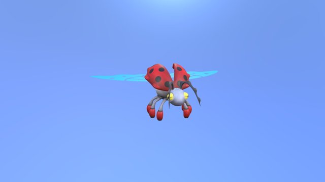 Robot Ladybug 3D Model
