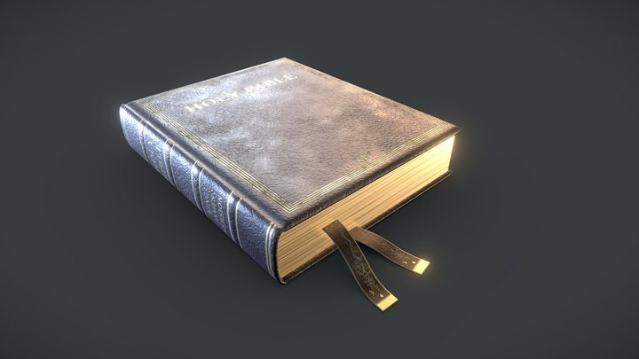 Holy Bible 3D Model