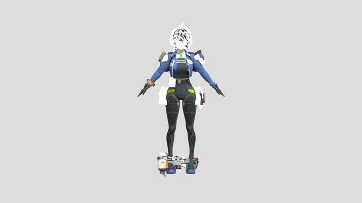 _fbx__zhu_yuan__zenless_zone_zero__3d_model 3D Model