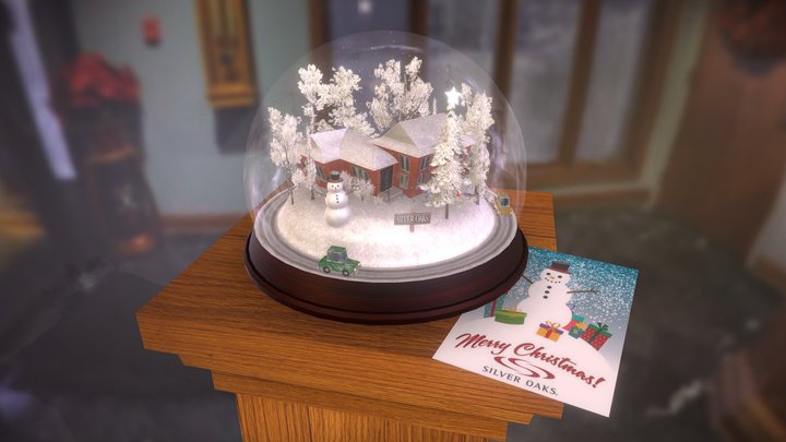 Happy Holidays 2017 3D Model