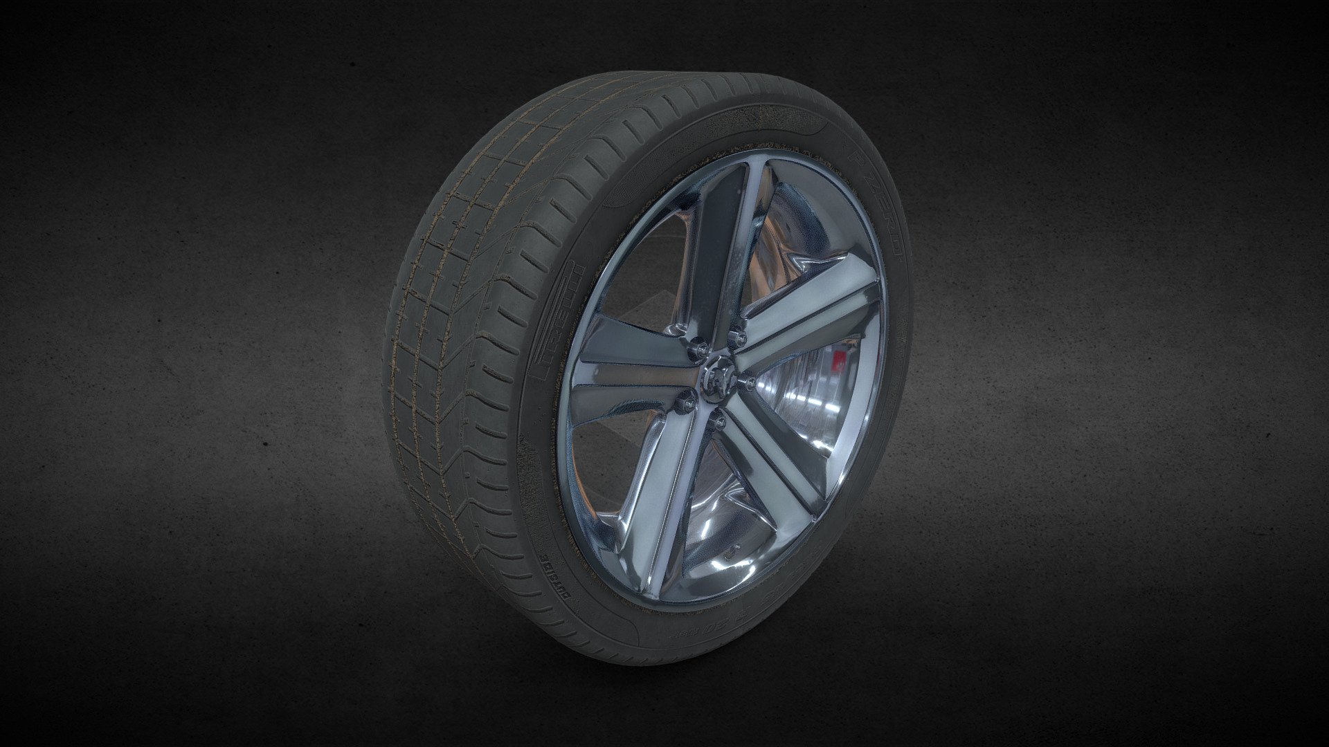 Dodge Challenger SRT8 Wheel - Download Free 3D model by KrStolorz ...