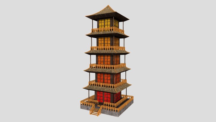 Heroes 3. Rampart. Magic Guild. 3D Model