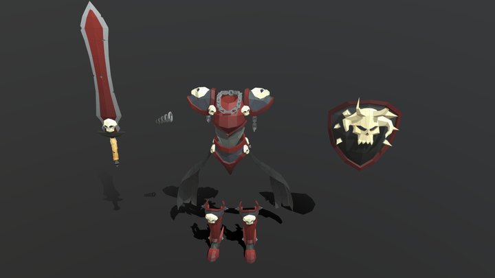 darkElfArmor 3D Model