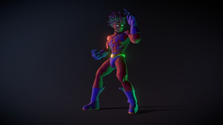 "Yo-Yo" Character Pipeline Project (Pose) 3D Model