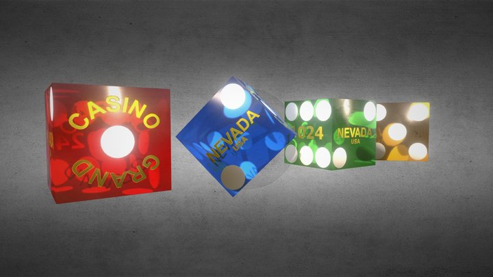Casino dice (lp) 3D Model