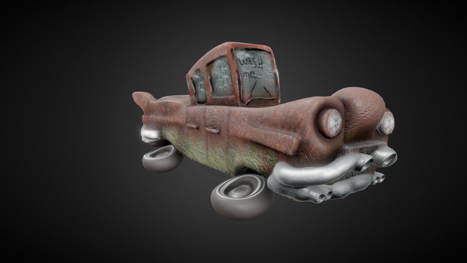 day of the tentacle car Download Free 3D model by vicente betoret