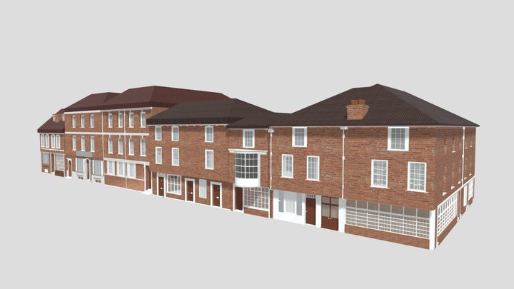 College Street, Winchester 3D Model