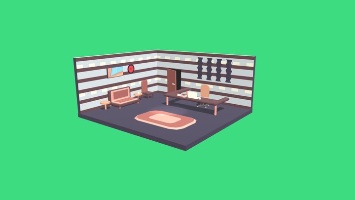 OfficeRoom 3D Model