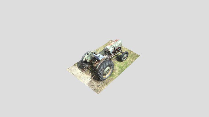Massey Ferguson Tractor - Dunedin New Zealand 3D Model