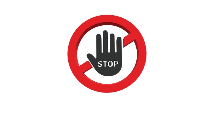 Do Not Touch Sign  Warning Symbol