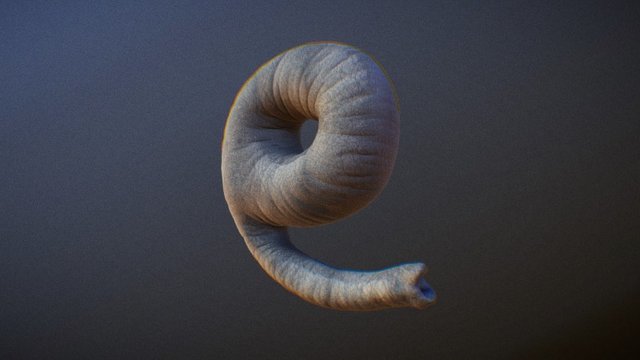 E is for Elephant 3D Model