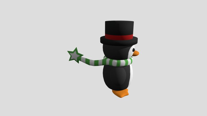 Waddle White 3D Model