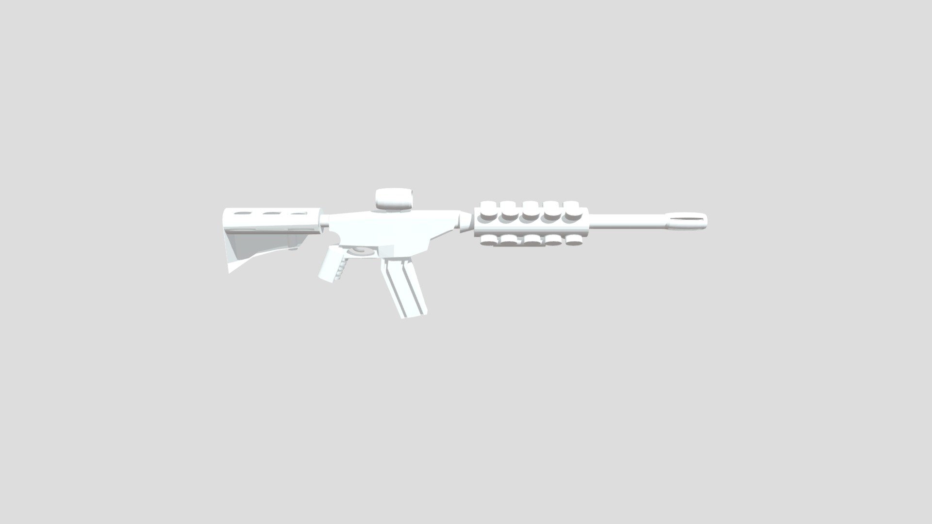 Random weapon based on M4 I guess - 3D model by Nom (@NomNom34 ...