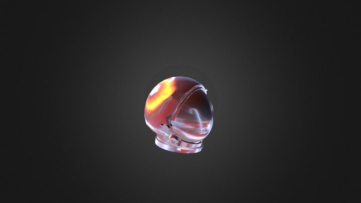 Space Helmet 3D Model