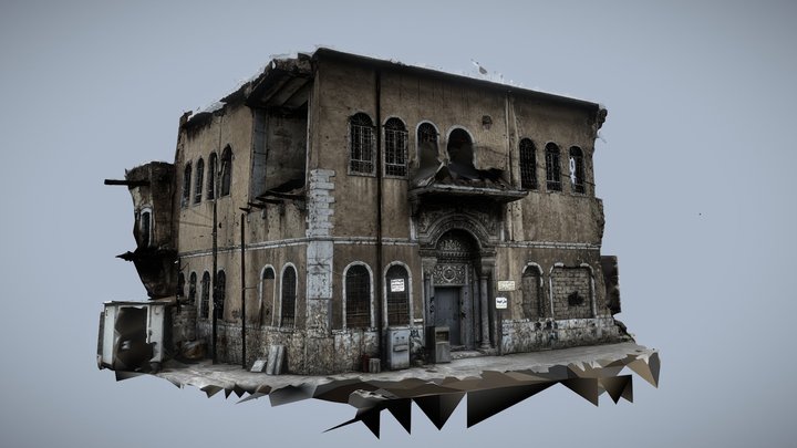 the front yard of Orthodox Church of Al-Tahira 3D Model