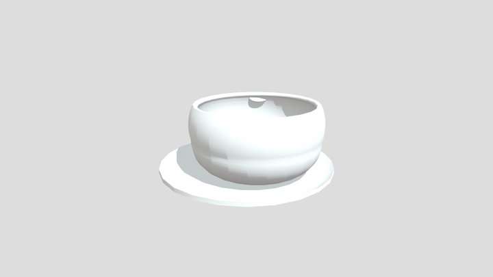 Chávena Com Follow Me 3D Model