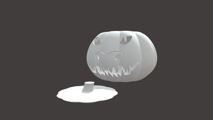 Gat O' Lantern 3D Model