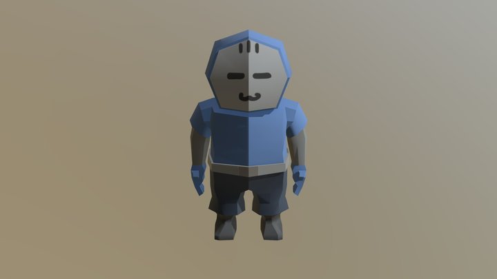 Player02 3D Model