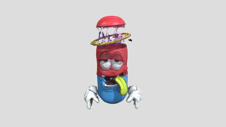 Brain Capsule Bliss 3D Model