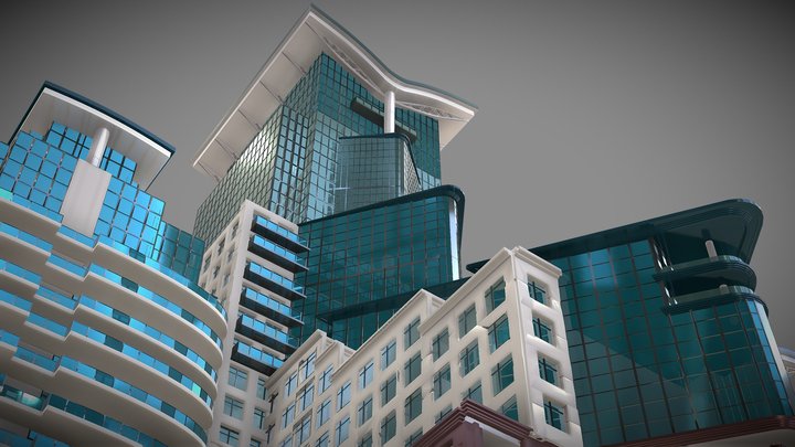 St George's Wharf, London 3D Model