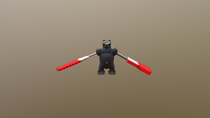 Hippo 3D Model