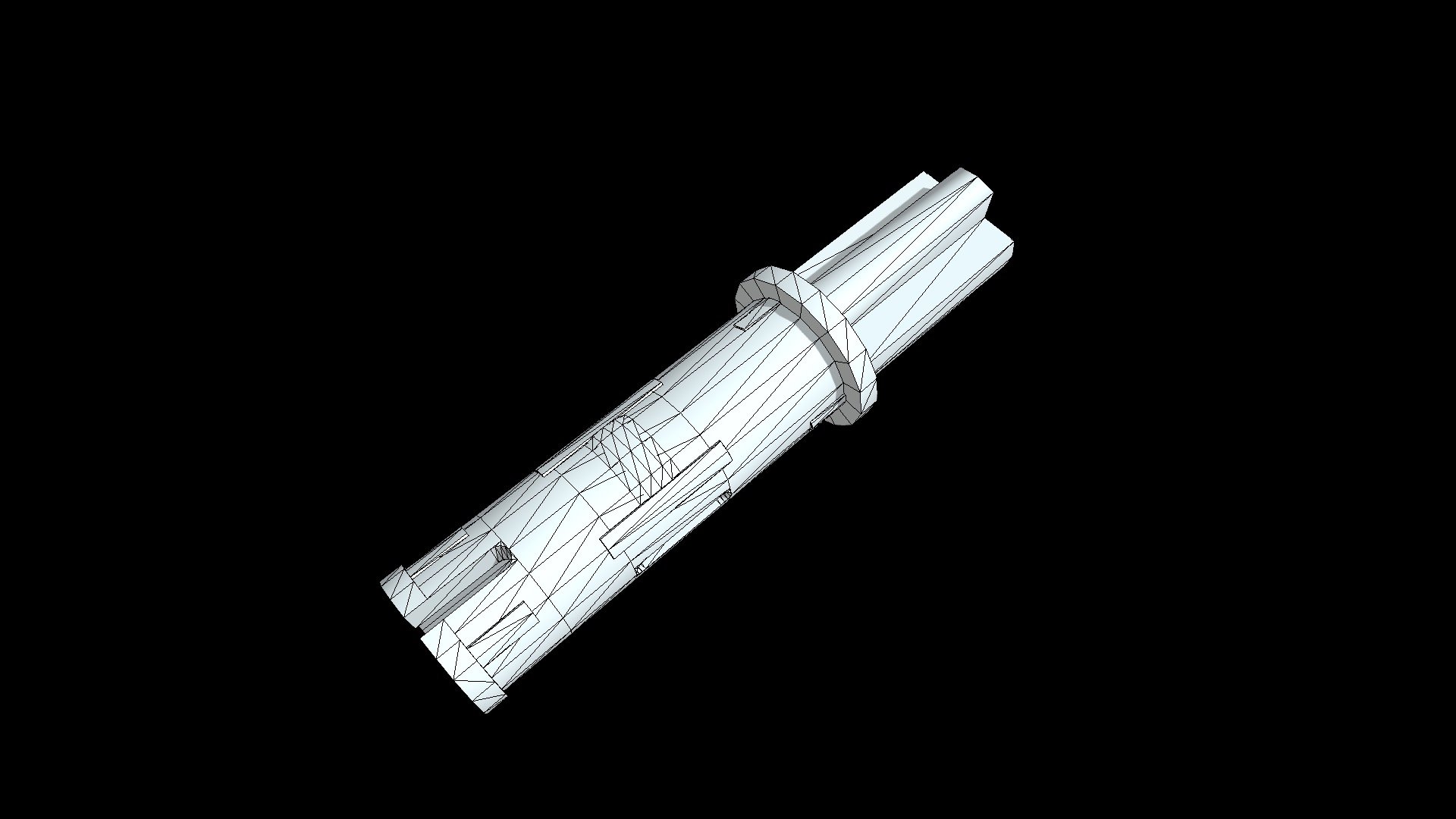 Axle 1L with Pin 2L with Friction Ridges - 3D model by 2XstreamRobotics ...