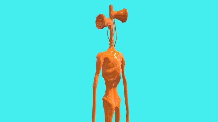 3D model Siren Head - Game Ready VR / AR / low-poly