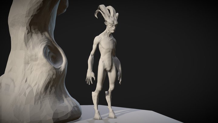 satyr - sculpted 3D Model