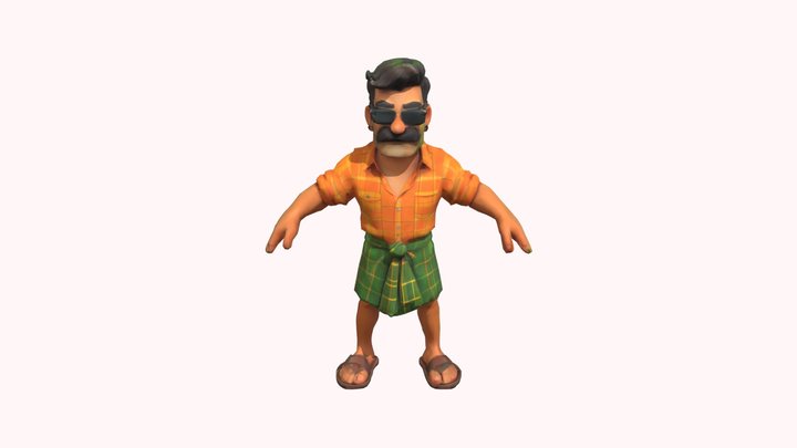 Lungi Raja 3D Model